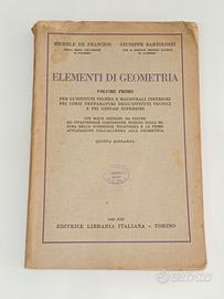 ELEMENTI DI GEOMETRIA-1943-VOL.1-V RISTAMPA-ELIT
