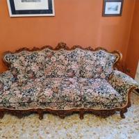 Salotto in noce vintage