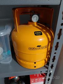 Bombola gas campeggio 2kg eurocamping nuova