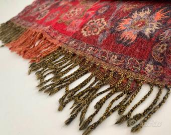 Angelina - Scialle Sciarpa Stola 100% Pura Lana