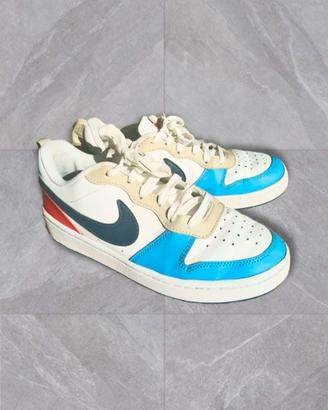 Nike sneakers bianche blu rosse beige bambino n.38