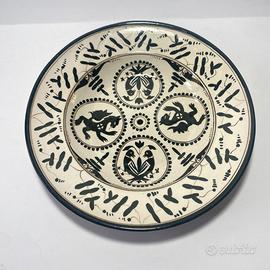 Piatto in Ceramica Molaroni Pesaro XX Secolo