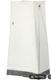 VUKU Guardaroba bianco, 74x51x149 cm