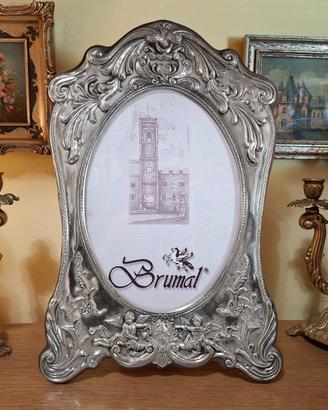 BRUMAL Rara Cornice Portafoto Argento 925 anni 80