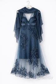 Elegante Abito lungo Cerimonia Carlo Pignatelli 46