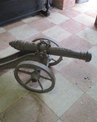 Riproduzione per arredo cannoncino settecentesco