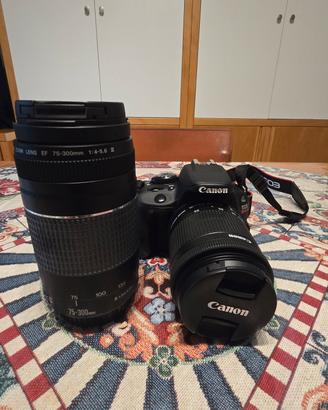 Canon EOS 100 D +2 Obiettivi 
