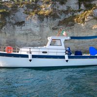 Gozzo cabinato in legno con pilotina 9,8m 100CV