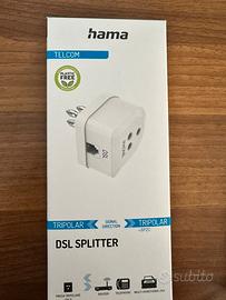 HAMA ADSL Spina Tripolare/Presa 3 pin  sabbia