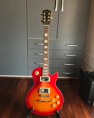Chitarra elettrica con amplificatore