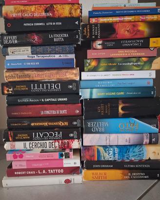 Lotto di 30 Libri Narrative, Thriller, Best seller