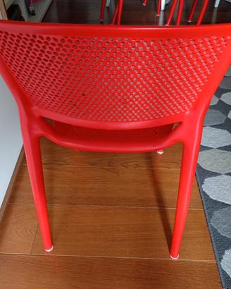 Fiorellina sedia sedile e schienale forati Infinit