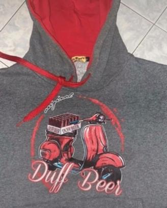 Felpa ragazzo/a con cappuccio duff beer