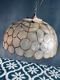 Lampadario a sospensione  conchiglia  Madreperla