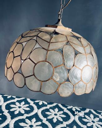 Lampadario a sospensione  conchiglia  Madreperla