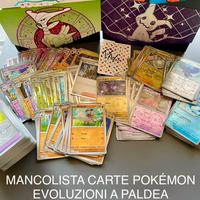 Completo Mancoliste Pokemon EVOLUZIONI A PALDEA