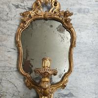 Specchiera cornice   in legno dorato 700 XVIII