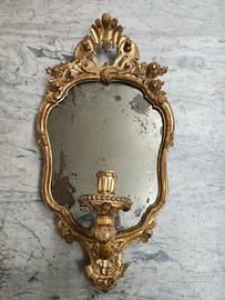 Specchiera cornice   in legno dorato 700 XVIII