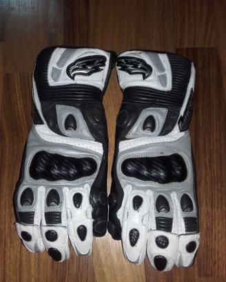 Guanti moto pelle