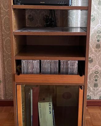 Mobiletto porta stereo rack Hi Fi vintage