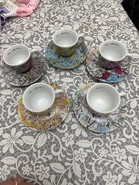 Set 5 tazze Illy serie limitata 1998
