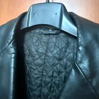 Giacca 3/4 pelle sintetiica nera - taglia L