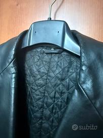 Giacca 3/4 pelle sintetiica nera - taglia L