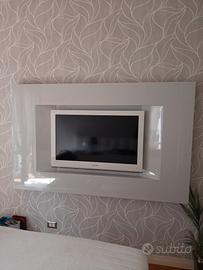 CORNICE LEGNO LACCATO TV