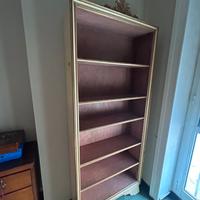 Coppia gemella librerie legno laccato anni 60