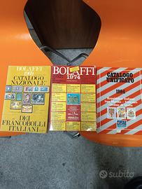 3 cataloghi bolaffi francobolli.