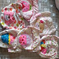 6 Mutandine bambini di cotone assorbente impermeab