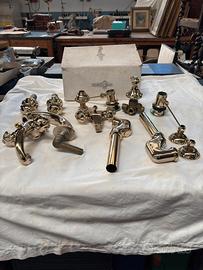 Set rubinetteria x bagno in Ottone