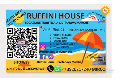 Casa Vacanza 150 metri dal mare Civitanova Marche