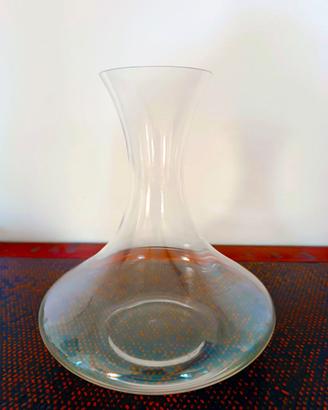 Decanter per vino in vetro soffiato
