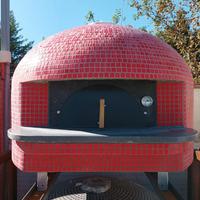 FORNO PIZZA NAPOLETANO CON MOSAICO A LEGNA
