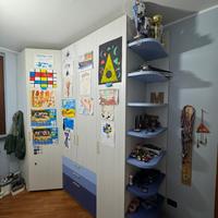 Armadio da cameretta angolare