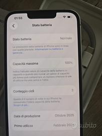 Iphone 16e bianco 128 gb