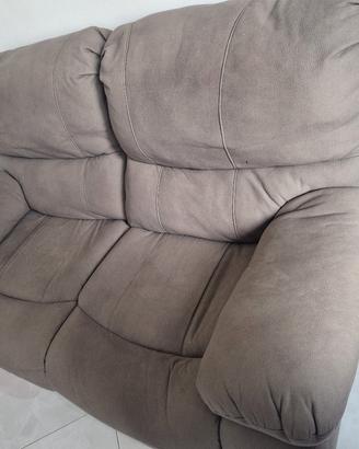 divano reclinabile due posti ultra soft
