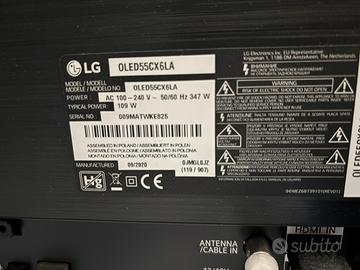 Televisore LG OLED CX 55”