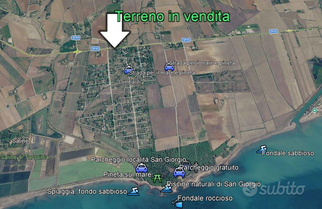 OASI PRIVATA A 5 MINUTI DAL MARE-terreno Tarquinia - Vista 2