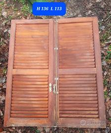 finestre all'inglese + persiane 