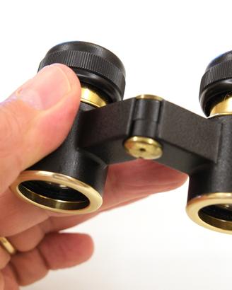 Binocolo russo da teatro 2,5 x 24 con custodia