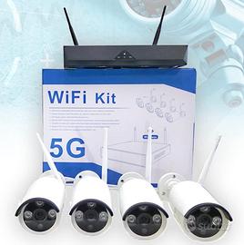 Impianto telecamere 9 canali wifi