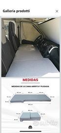 Letto per cabina camper Ducato