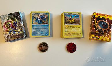 Lotto 2 Mazzi Pokémon: Greninja + Helioli