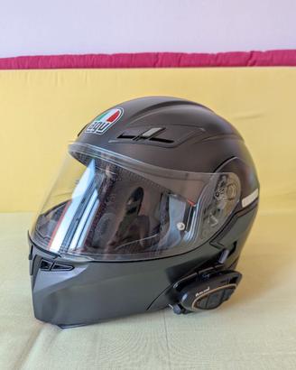Casco AGV Compact ST + Interfono Midland BTX1 PRO