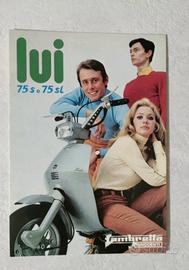 Cartolina Lambretta 75s 75sl Lui