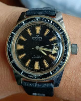 Sub Diver svizzero vintage anni 50 oversize 40 mm.