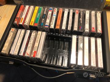 Cassette varia Musica e Valigetta vintage