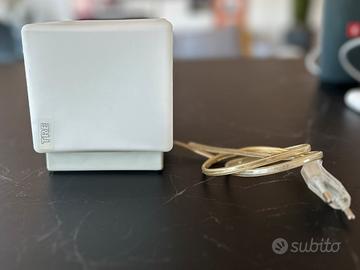 LAMPADA CUBO DESIGN “I TRE” IN VETRO BIANCO